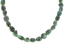 Smaragd grün Edelsteinkette Halskette Collier Steinkette