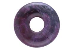 Sugilit Suglith Edelstein Donut Anhänger violett lila klein