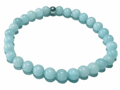 Amazonit mint grün Edelstein Kugel Elastik Stretch Armband Längen Wahl