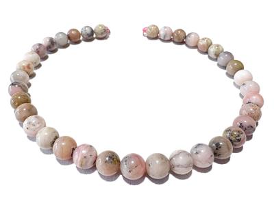 Andenopal pink rosa Edelstein Kugel Stretch Armband Längen Wahl