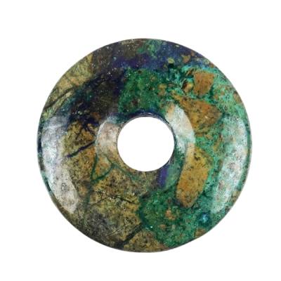 Azurit-Malachit Edelstein Donut 4 cm