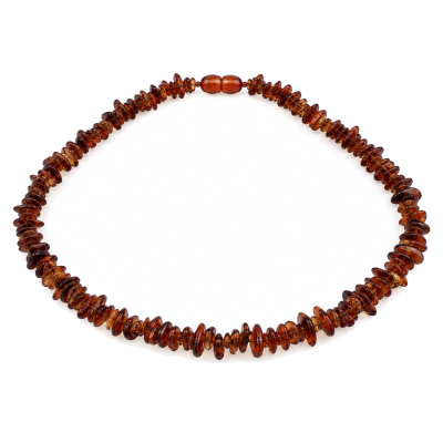 Bernstein Halskette Kette dunkel Nuggets 45 cm