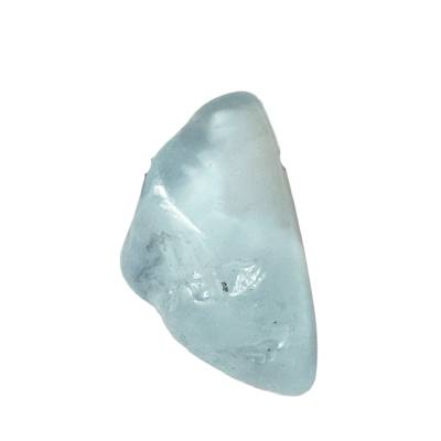 Coelestin hellblau Edelstein Anhänger quer gebohrt