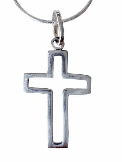 Kreuz Passionskreuz Ketten Anhänger 925 Echtsilber