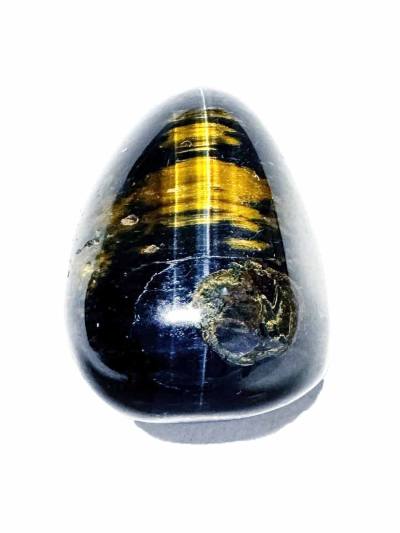 Falkenauge Tigerauge Edelstein Ketten Anhänger quer gebohrt RESTPOSTEN