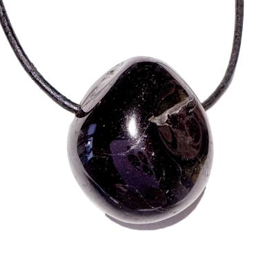 Granat Almadin rot Edelstein Kettenanhänger gebohrt