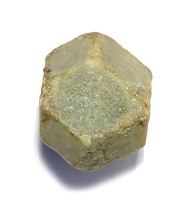 Grossular Granat Edelstein Ketten Anhänger gebohrt Oktaeder