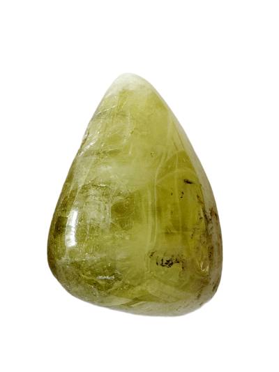 Granat Grossular grün Edelstein Trommelstein Ketten Anhänger gebohrt