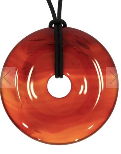 Karneol Carneol Edelstein Donut 4 cm