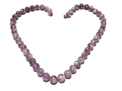 Lepidolit Edelstein Kette lila