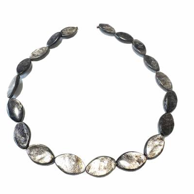 Muskovit Navette Edelstein Halskette Längen Wahl