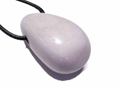 Phosphosiderit Trommelstein freeform Ketten Anhänger quer gebohrt