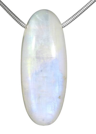 Regenbogenmondstein Mondstein weiß gebohrt Indien