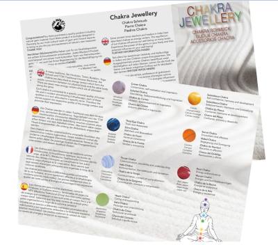 Chakra Edelstein Elastik Designer Armband