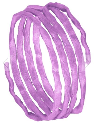 Seidenband Habotai flieder 100 cm