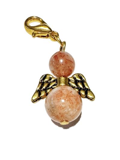 Sonnenstein Edelstein Engel Schutzengel Schutzengelchen golden