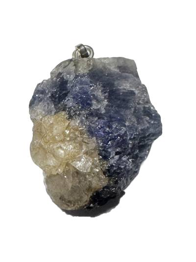 Tansanit blau Rohstein Ketten Anhänger Silberanhänger Restposten