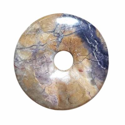 Tiffany Stone Fluorit Opal Edelstein Donut 4 cm