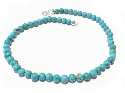 Türkis echt Steinkette Halskette Kette Collier Längenwahl