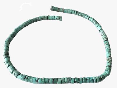 Türkis echt Edelstein Button Halskette Heilsteinkette Längenwahl