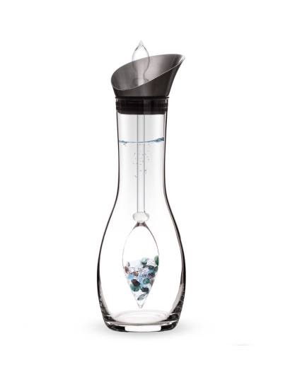 Karaffe era Set | LEBENSKRAFT Smaragd · Aquamarin · Rauchquarz · Bergkristall