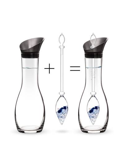 Karaffe era Set | BALANCE Sodalith - Chalcedon - Bergkristall 1,3 l