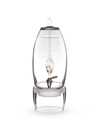 Wasserspender grande | SHINE BRIGHT 24k Gold  · Rhodochrosit · Aventurin · Rosenquarz · Bergkristall