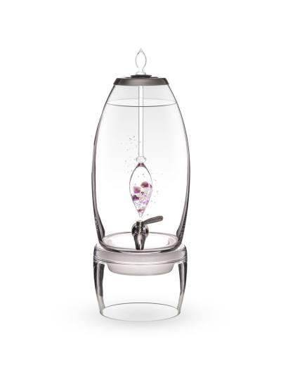 Wasserspender Grande | WELLNESS Rosenquarz - Amethyst - Bergkristall