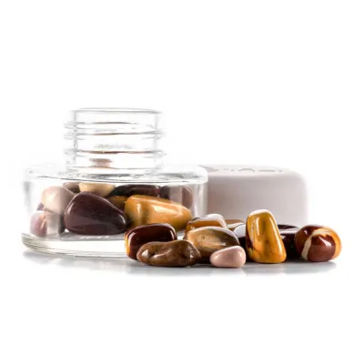 Edelsteinmix inu! CRYSTAL JAR | ORIGINS AUSTRALIA aus Mookait