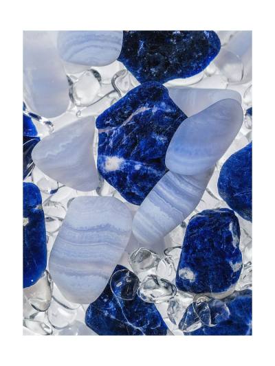 Wasserspender grande | BALANCE Sodalith - Chalcedon - Bergkristall