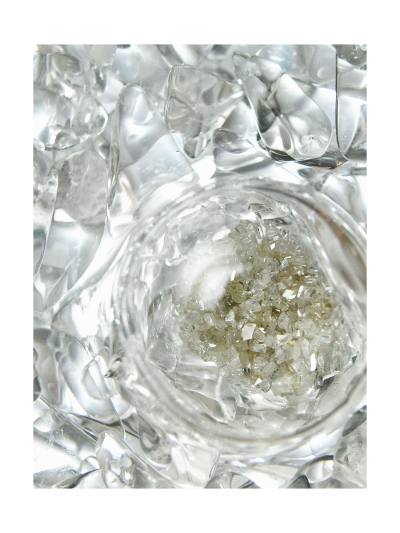Wasserspender grande | DIAMANT Diamantsplitter (4 ct.) - Bergkristall
