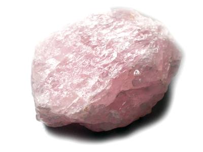 Rosenquarz großer Rohstein Edelstein 1400 g