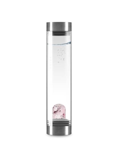 Karaffe SANA Premium | LIEBE & LEIDENSCHAFT Rosenquarz · Granat · Mondstein · Bergkristall