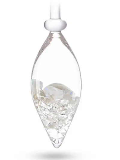 Edelsteinstab Phiole | FOREVER YOUNG Aquamarin Aventurin Rauchquarz Bergkristall