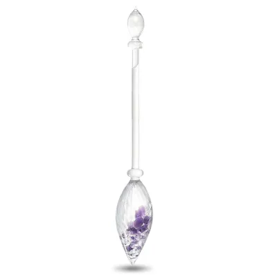 Edelsteinstab | VINO mit Amethyst und Bergkristall