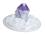Amethyst violett Edelstein Zimmer Brunnen komplett Set mit Pumpe