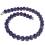 Amethyst dunkelviolett Edelstein Kugel Kette Halskette
