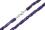 Amethyst Edelstein Halskette Walzen Echtsilberverschluss