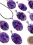Amethyst Flower Type Edelstein Anhänger oval 925er Silberfassung