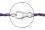 Amethyst Edelstein Halskette Walzen Echtsilberverschluss