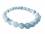 Aquamarin hell blau Edelstein Kugel Stretch Armband