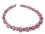 Erdbeerquarz Cherryquarz Hämatit rosa rosé Edelstein Armband Längenwahl