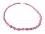 Erdbeerquarz Cherryquarz Hämatit rosa rosé Designerkette Edelstein Kette Längenwahl