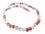 Erdbeerquarz Cherryquarz rosa Bergkristall Designerkette Edelstein Kette Längenwahl