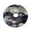 Eudialyt Edelstein Donut rot schwarz Anhänger Kettenanhänger 4 cm