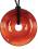 Karneol Carneol Edelstein Donut 4 cm