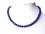 Lapislazuli Edelstein Kugel Kette Halskette Collier