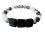 Lava Stein duft Kissen Turmalinquarz Edelstein Kugel Stretch Armband Längen Wahl