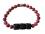 Lava Duft Stein Kissen Thulit rot Edelstein Armband Stretcharmband Größenwahl