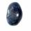 Saphir Safir blau Edelstein freeform Ketten Anhänger quer gebohrt